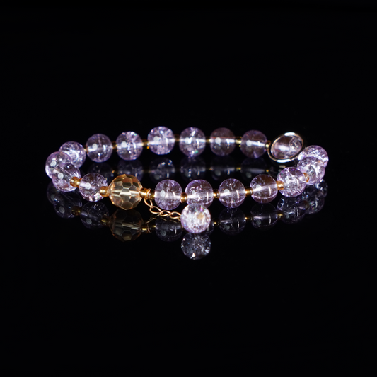 Frozen Crackle Crystal Bracelet