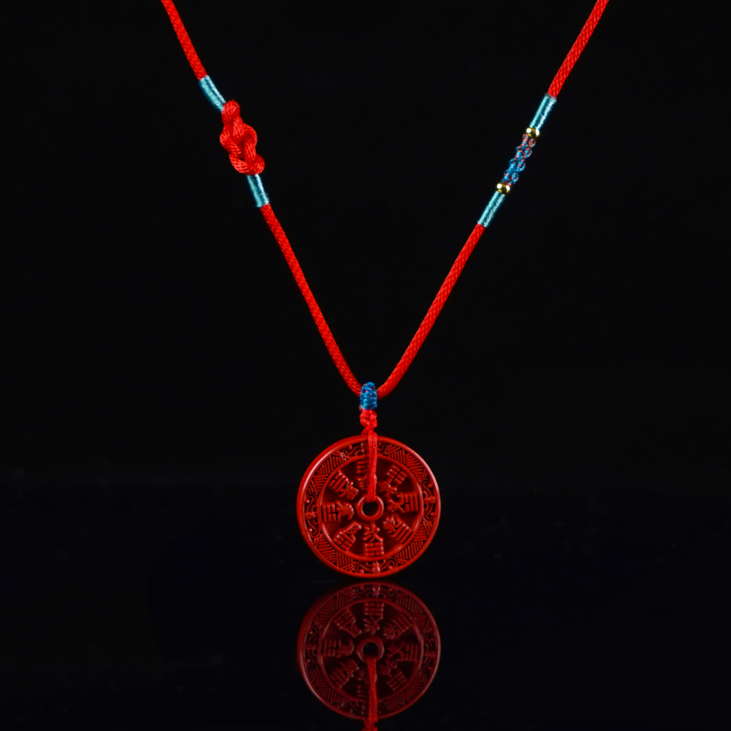 Cinnabar Mountain Ghost Wealth Pendant